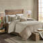 Édredon en faux suède brun clair 7 pièces - Draps de chambre inspirés d'une cabane-124917998-124917997