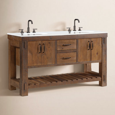 Bromley 60'' Double Bathroom Vanity