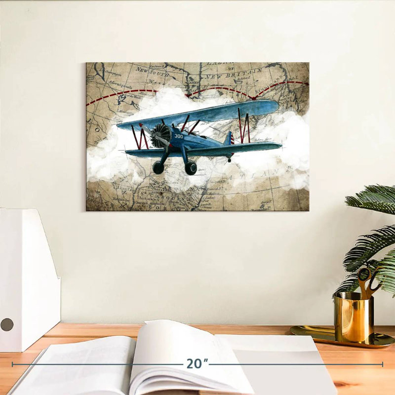 Mehar Biplane I, H 8 po x l 12 po