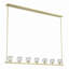 Lustre rectangulaire moderne à 7 lumières