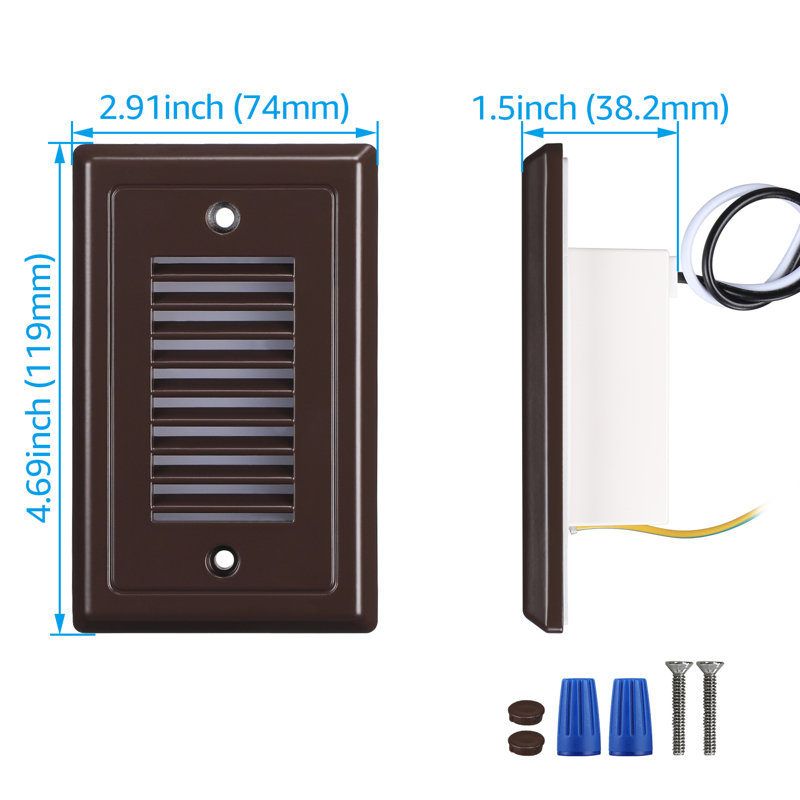 Integrated LED Metal Step Light Pack