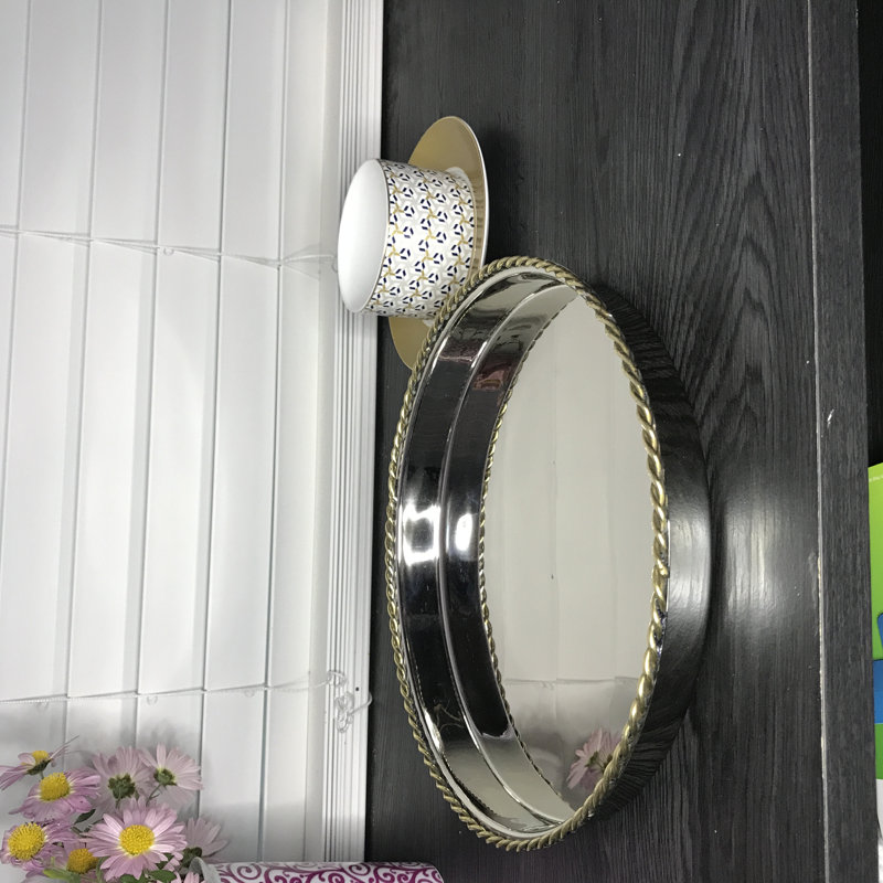 Plateau en acier inoxydable Brundon