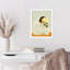 «Parkston Lady with Chrysanthemum» par Arty Guava, reproduction d'art encadrée sur bois-639215727-639215723