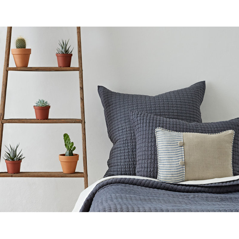 Courtepointe Bohannon, Bleu acier, Courtepointe simple
