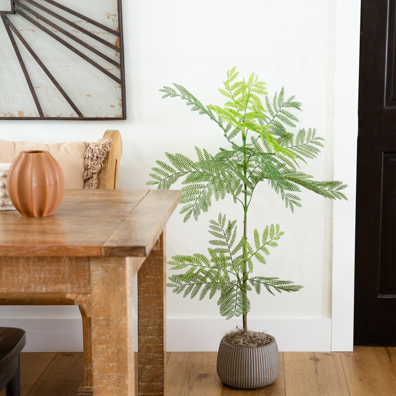 Artificial Minimalist Jacaranda Tree, 43" H x 26" W x 26" D