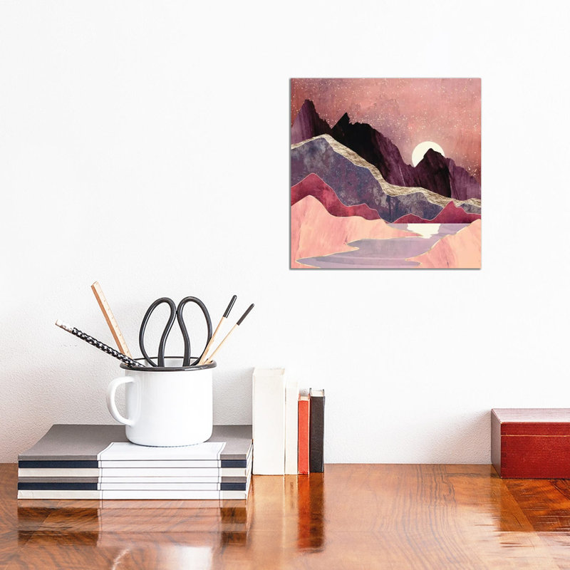Blush Vista - Print on Canvas, 66.04 cm H x 66.04 cm W x 1.91 cm D, No Framed