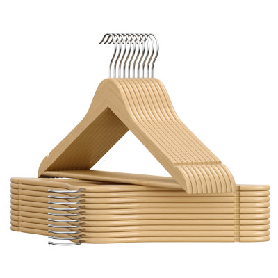 Solid Wood Standard Hanger for Suit/Coat