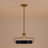 Minimalist Flush-Mount Round Dimmable LED Pendant