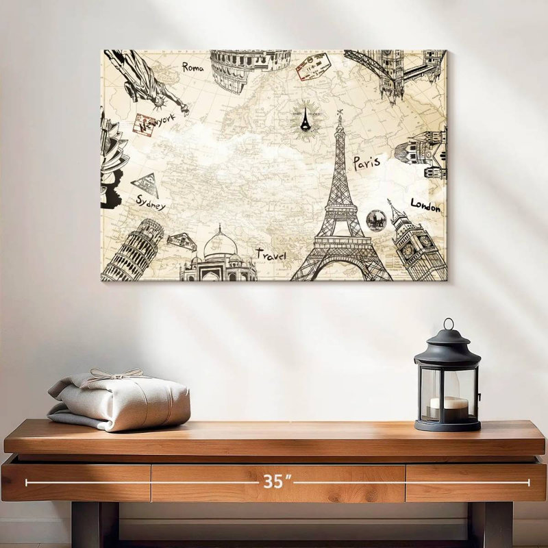 Senne Travel World Adventure, H 16 po x l 24 po