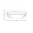 Aaru Glass Flush Mount-248335044