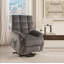 Fauteuil inclinable gris Power Lift avec massage