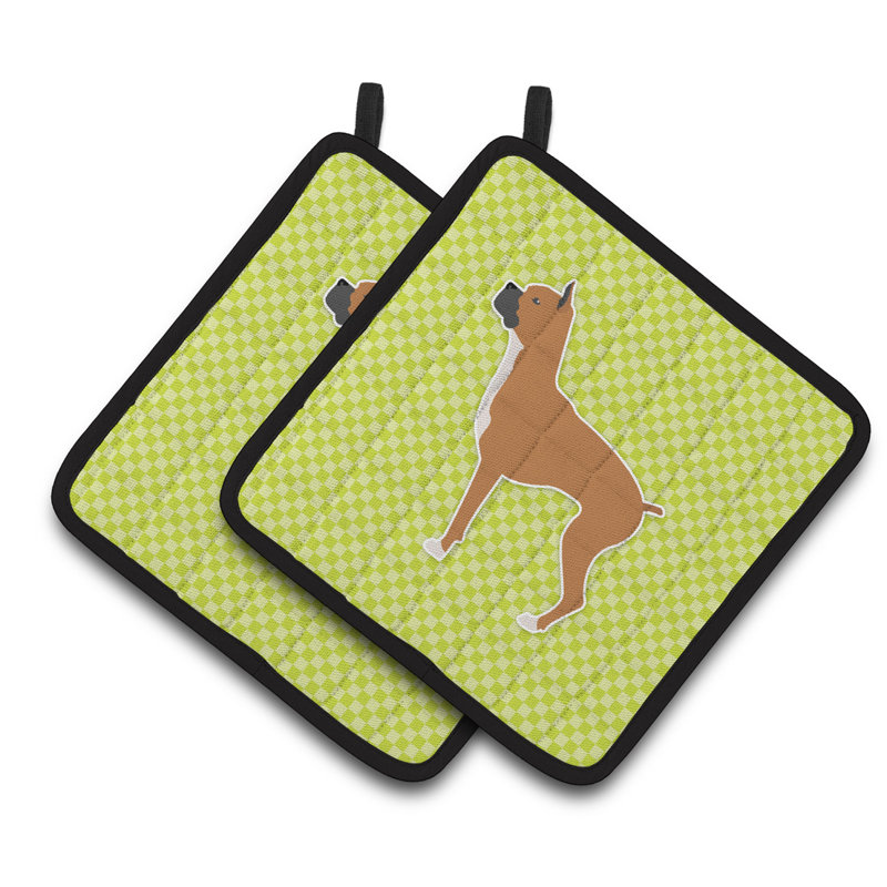 Potre à damier Winston porter boxer, Vert