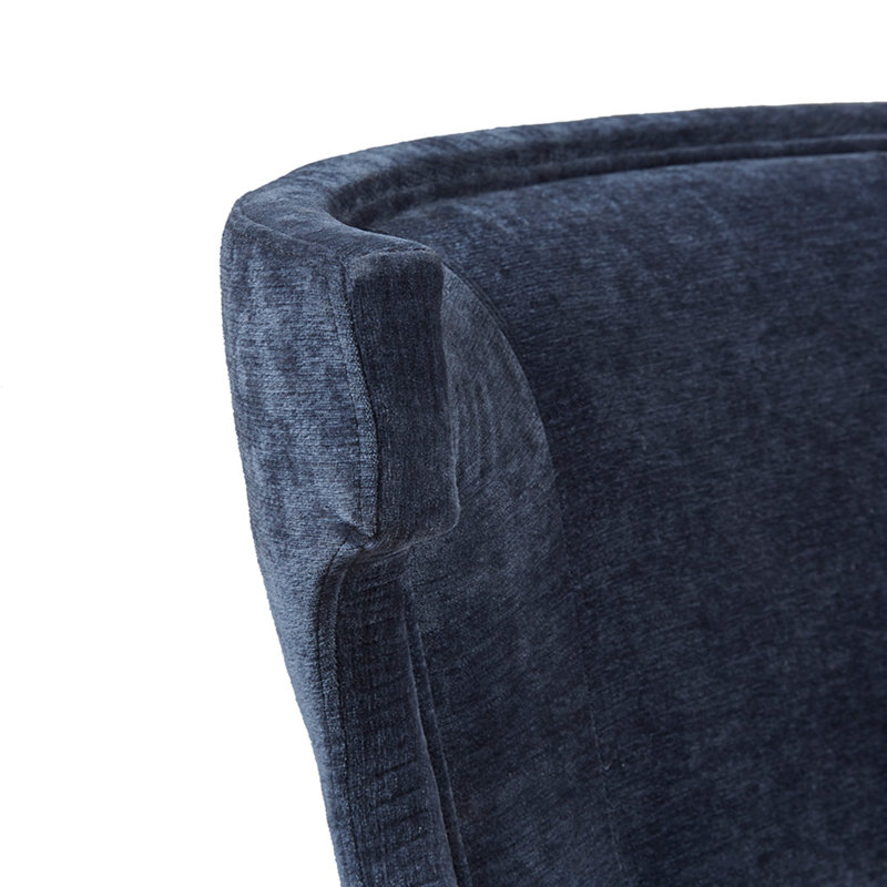 Tabouret de comptoir avec siège pivotant, Bleu
