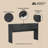 Console Table In Charcoal Gray-356975890
