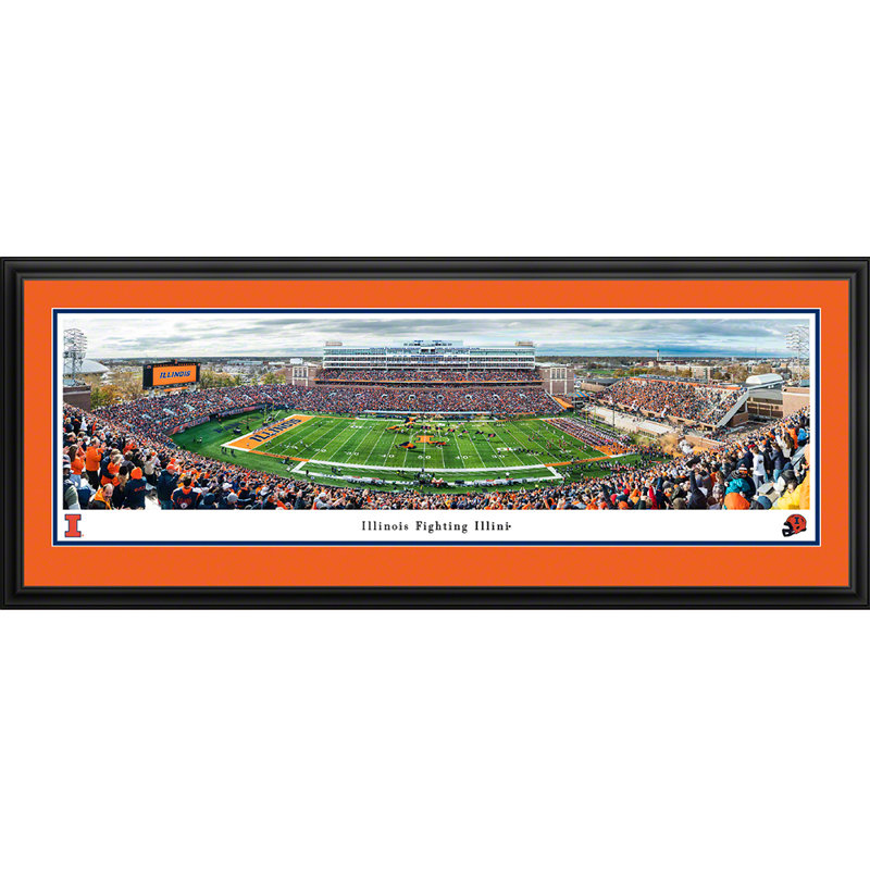 Illinois Fighting Illini par James Blakeway - photographie de cadre photo