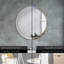 Huldar Glass Flat Wall Mirror