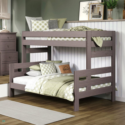 Bunk Bed Plank Wood Design Ladder And Brazilian Pine