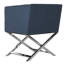 Fauteuil en polyester de 23,4 po Caycen-1239428480