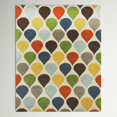 Javeed Geometric Handmade Wool Rug
