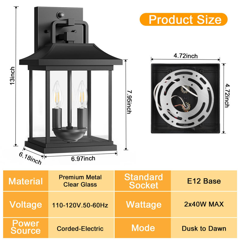 Grand luminaire suspendu d'extérieur