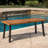 Fascinating Industrial Design Dining Table With Wood Top And Powder-coated Metal Base, Weather-, 69" H X 32.47" W 29.16" H, 60.14 Lb Modern Surface Support,