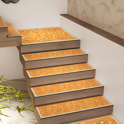 Tapis d'escalier antidérapant de style chinois moderne