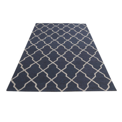 Tapis bleu marine Orlando