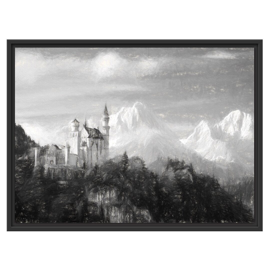 Gerahmtes Wandbild Schloss Neuschwanstein