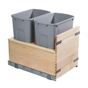 Double Gallon Pull Out Trash Can
