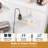 Camyla Makeup Vanity Table with LED Lighted Mirror, Power Outlet, Drawers,Shelves,5 Jewelry Hooks-306265237-276616923