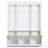 Elegant APP Controlled LED Light Hall Tree With 9 Hooks, Roman Column Design, 3 Large Cabinets, And Storage Bench-1577763898