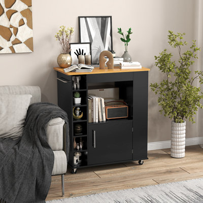 76 cm W Kitchen Cart with Top