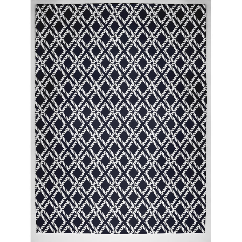 Farrah Plain Weave / Muslin Throw Blanket, Black