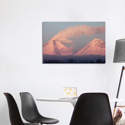 Eruption of Kliuchevskoi Volcano, Kamchatka, Russia I 1 Piece Wrapped Canvas Wall Art
