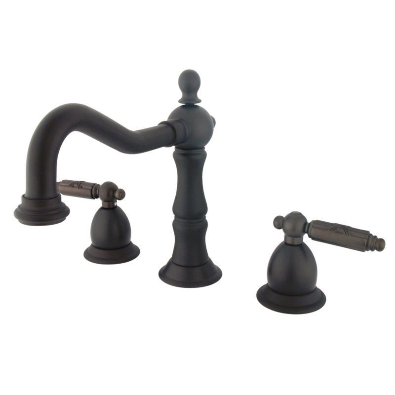 Robinet de salle de bain espacé Kingston, Bronze huilé