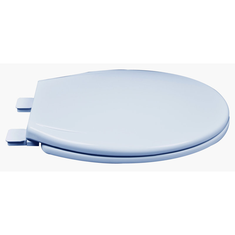 Round Toilet Seat and Lid, Dresden Blue