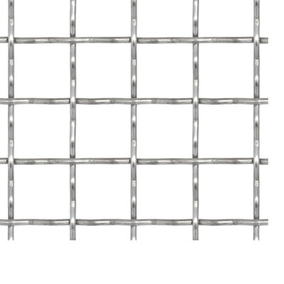 Silver Metal Wire/Mesh Fence