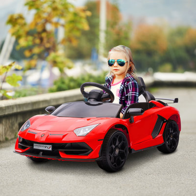 HOMCOM Battery Powered Ride On with Remote Control