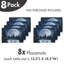 Ensemble de 8 napperons East Urban Home
