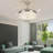 Alifonso 42 Inch Ceiling Fan Light 3 Dimmable Color Temperature With Remote Control