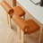 Orange Solid back side Chair(Set of 2)