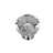Glass Cabinet Knobs Clear Drawer Mushroom Diamond Head 1" Projection