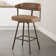 Amir Swivel Counter & Bar Stool with Wooden Back