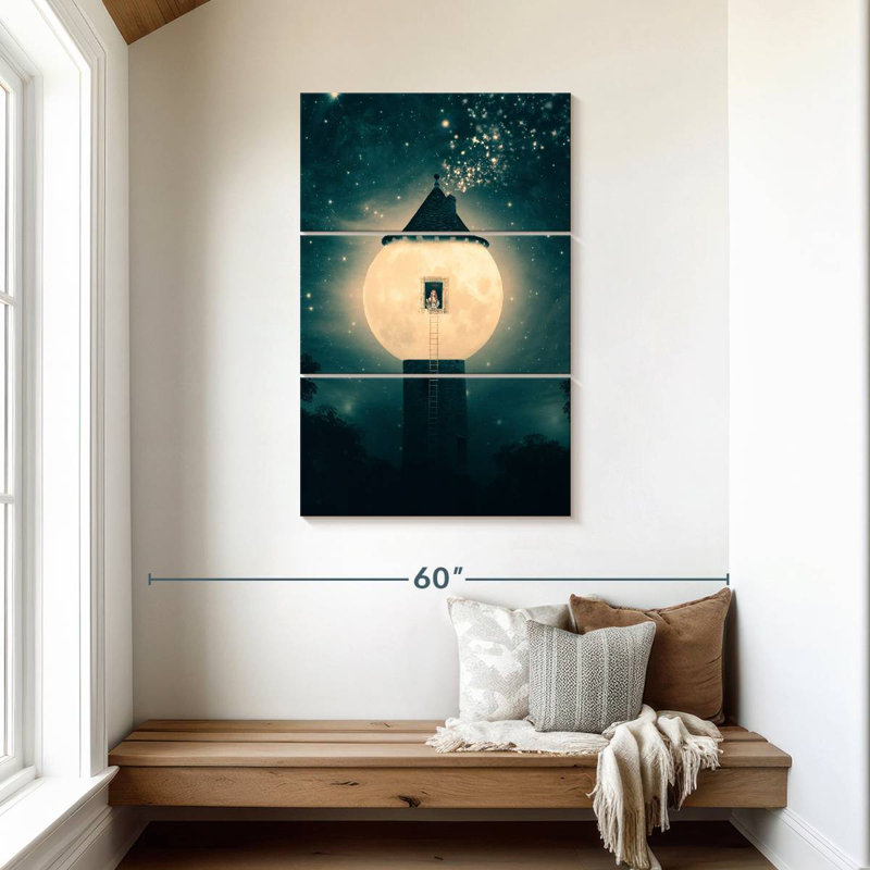 Oberle The Moon Tower, 45" H x 28" W