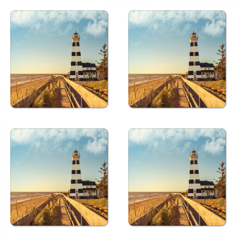 Square 4 Piece Coaster Set