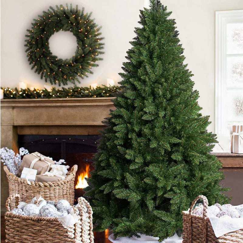 Arbre de noël artificiel pin vert 6 pi