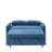Upholstered Loveseat with Adjsutable Backrest, Storage Pockets, 2 Soft Pillows and USB Ports-717740523