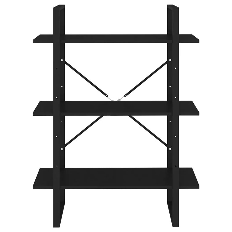 Hollaway 105cm 3 shelf Shelving Unit, 105cm H x 80cm W x 30cm D, White