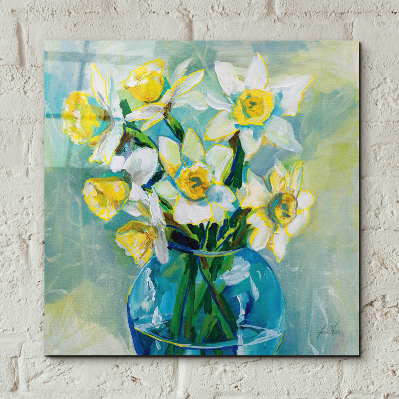«Early Blooms» par Jeanette Vertentes, H 12 po x l 12 po x P 0,13 po