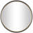 Bernulf Solid Wood Circle Wall Mirror